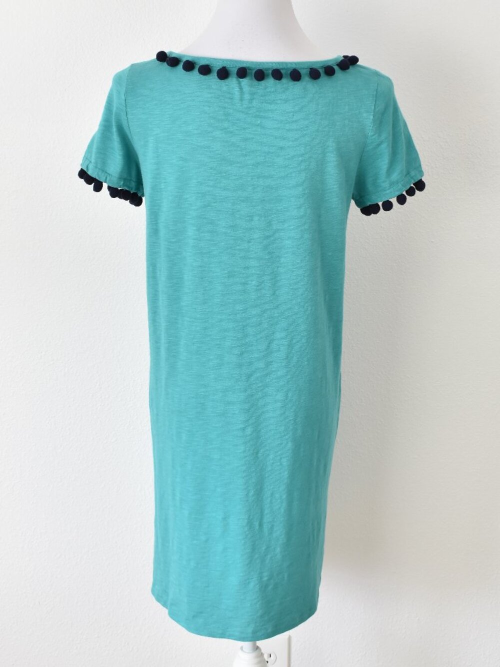 Boden Bridget Jersey Pom-Pom Dress - 6 - Picture 6 of 9